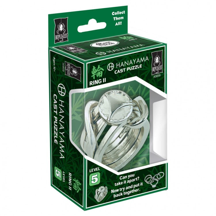 Hanayama Cast Puzzle LVL 5 | Ring II