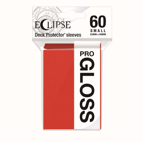 ULTRA PRO: ECLIPSE GLOSS SMALL SLEEVES: APPLE RED