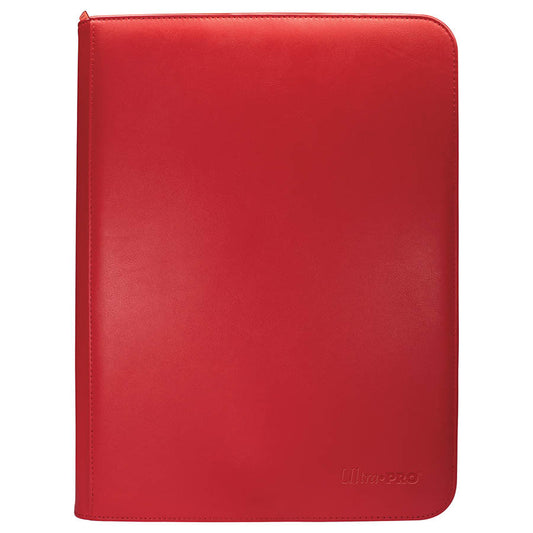 Ultra Pro Zippered PRO Binder 9 Pocket Vivid Red