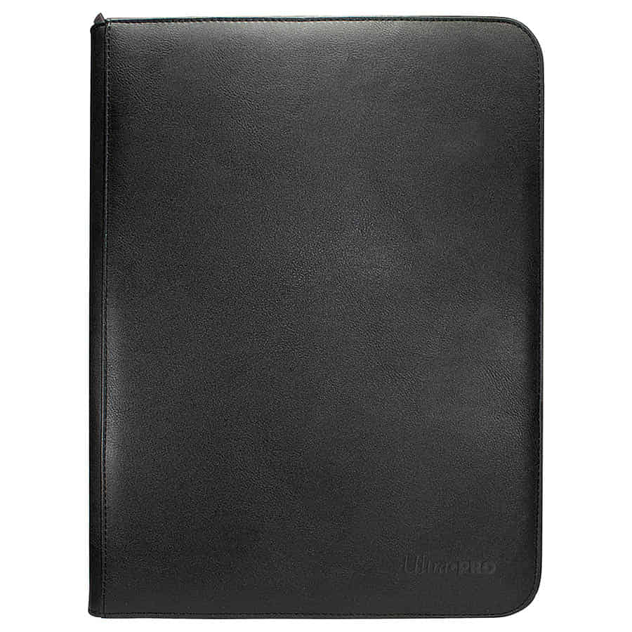 Ultra Pro Zippered PRO Binder 9 Pocket Vivid Black