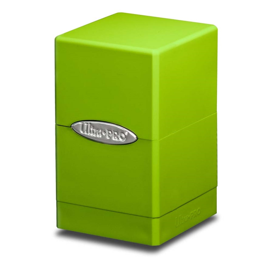 Satin Tower Deck Box Lime Green