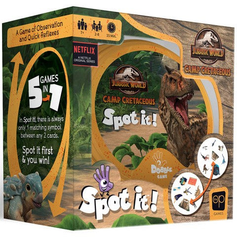 Spot It: JW: Camp Cretaceous