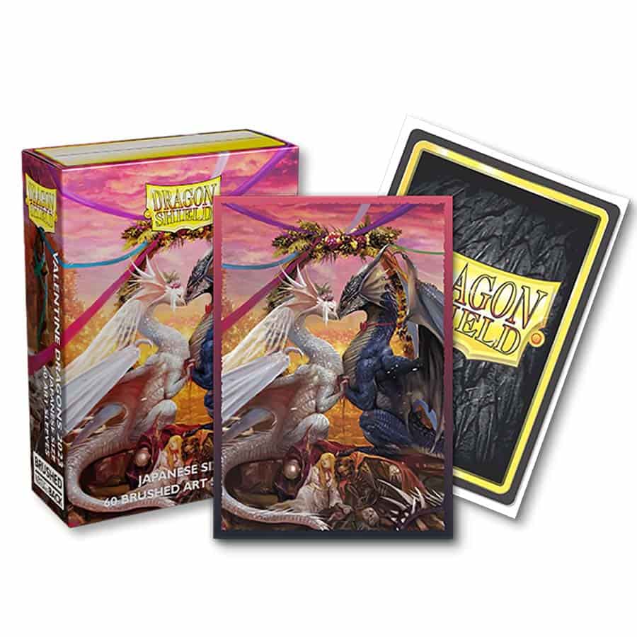 Dragon Shield 60ct Pack - Valentine 2023 Mini Brushed Art Sleeves