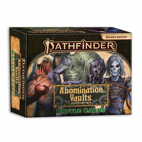 Pathfinder 2e: Abomination Vaults Battle Cards