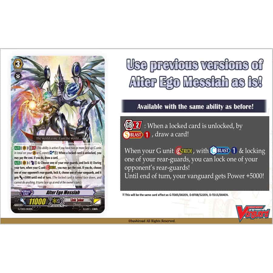 Cardfight Vanguard overDress: Series 04 Stride Deckset Messiah