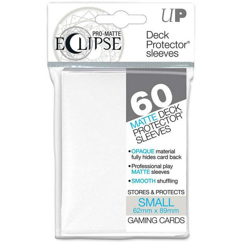 Ultra Pro Small Sleeves Eclipse Gloss Arctic White 60 Count