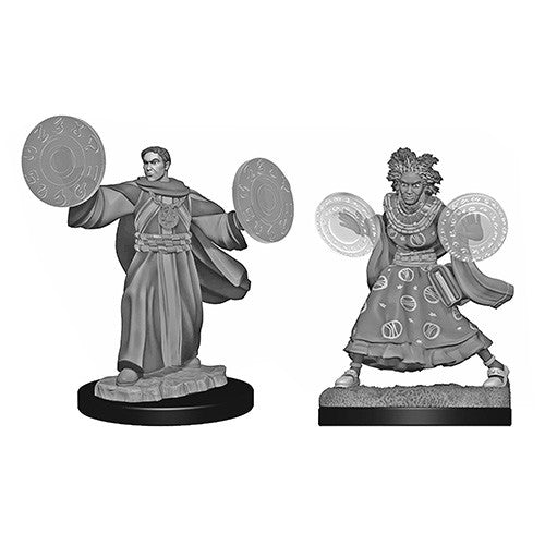 CR Minis Human Graviturgy and Chronurgy Wizards Female [WZK90391]