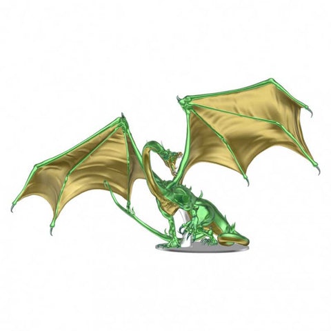 D&D: Adult Emerald Dragon Premium Figure [WZK96064] REL:2021